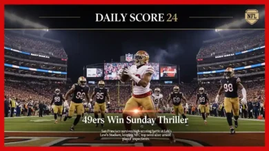 49ers Edge Bears 42-38 in Sunday Night Football Thriller | NFL | DailyScore24