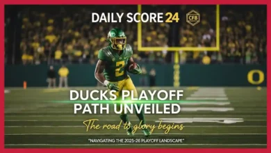Oregon Ducks Playoff Schedule Unveiled | CFB | DailyScore24