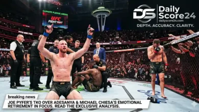 UFC Fight Night Seattle Results Joe Pyfer TKOs Israel Adesanya | Daily Score 24 | UFC