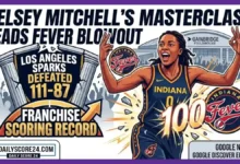 Kelsey Mitchell stats tonight Masterclass fuels record offensive blowout