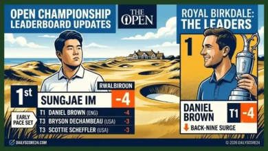 Birkdale Stunner How Open Championship Leaderboard Updates Shifted in Round 1