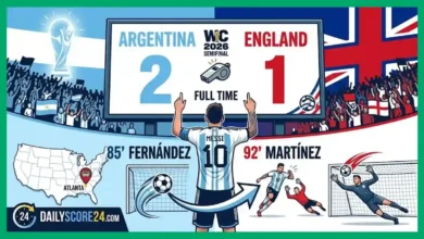 How Messi masterclass saved Argentina England vs Argentina match highlights