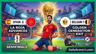 Late Merino Triumph Decides Epic Spain vs Belgium Quarterfinal