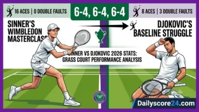 Masterclass Triumph How Sinner vs Djokovic 2026 stats flipped a classic rivalry