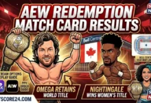 Masterclass and Fallout AEW Redemption Match Card Results Reshape Division