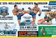 UFC 329 Fallout How Holloway Clinched a TKO Victory After McGregor Injury